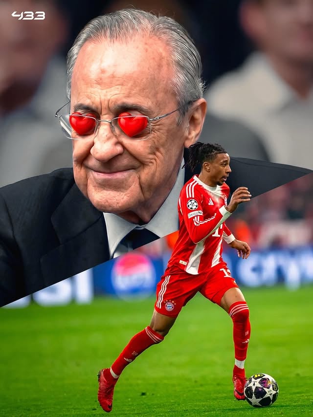 Florentino Pérez 𝐃𝐑𝐄𝐀𝐌𝐒 of a 𝑭𝒂𝒏𝒕𝒂𝒔𝒕𝒊𝒄 𝑭𝒐𝒖𝒓 😍 

Vinicius 🇧🇷
Mbappé 🇫🇷
Bellingham 🏴󠁧󠁢󠁥󠁮󠁧󠁿
Olise 🇫🇷

According to Spanish sources, Florentino fell 𝙄𝙉 𝙇𝙊𝙑𝙀 with Olise during the Champions League tie against Bayern. “I want him here one day,” he reportedly said. 😍🥰