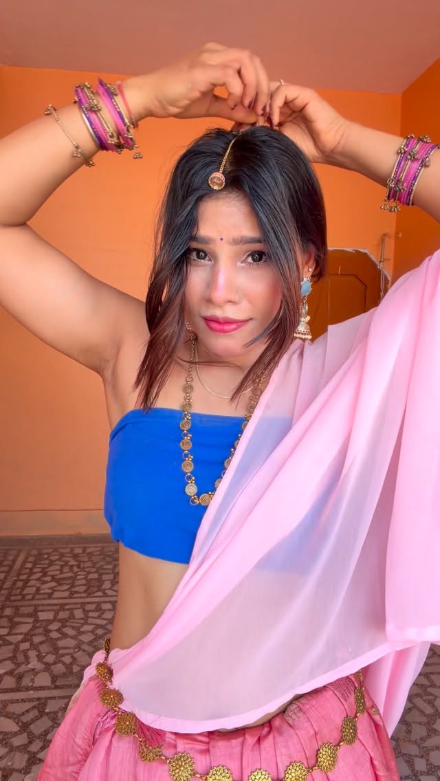 GRWM for creating राधा रानी Look 😍🦚✨ @itsaartisahu 

( Radha GRWM relatable makeup tutorial instagood ) 
#reels #trending #add #explore #radhakrishna