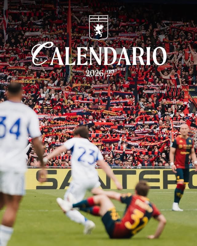 🪢 𝐈𝐋 𝐂𝐀𝐋𝐄𝐍𝐃𝐀𝐑𝐈𝐎 𝐃𝐄𝐋𝐋𝐀 𝐒𝐓𝐀𝐆𝐈𝐎𝐍𝐄 𝟐𝟎𝟐𝟔/𝟐𝟕 🗓️ by @genoacfc