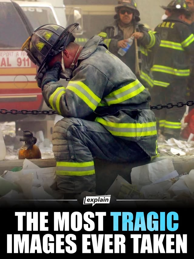 Some photographs capture a moment. Others capture an emotion that words struggle to explain.

From soldiers returning home to families grieving unimaginable loss, these images became powerful reminders of war, tragedy, sacrifice, and the human cost behind historic events. Many of them are remembered not because of what they show, but because of what they make people feel.

Whether it’s a firefighter sitting in the aftermath of 9/11, the family of Christa McAuliffe watching the Challenger disaster unfold, or a veteran revisiting the tank that carried him through war, each image preserves a deeply personal moment in history.

Follow @explain to learn something new every day 🤝