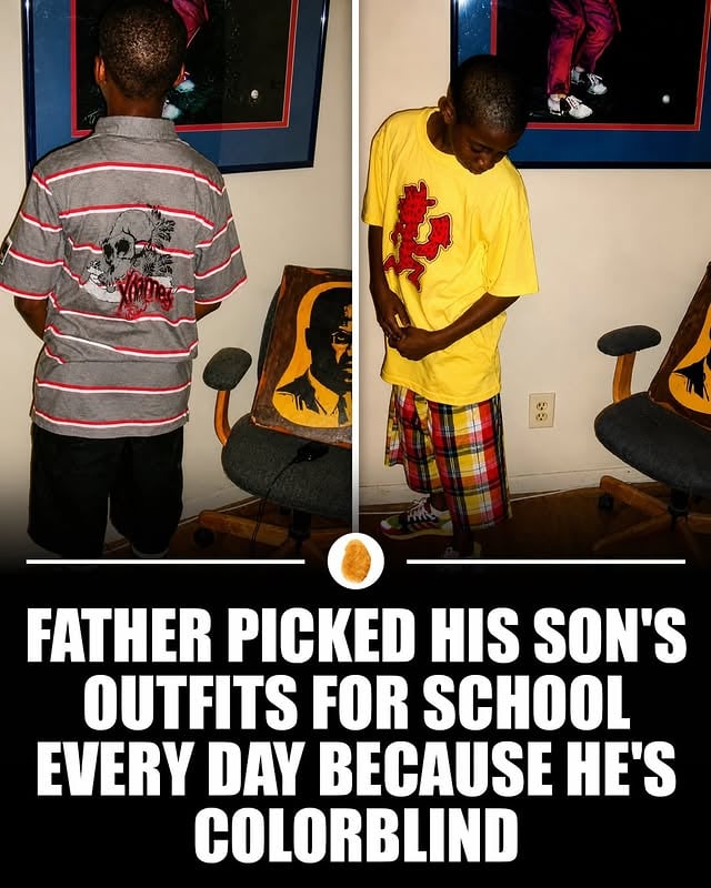 A father who was colorblind became an internet sensation after sharing the outfits he picked out for his son each day before school.

Because he couldn’t accurately distinguish certain colors, his clothing combinations often ended up being unintentionally mismatched, leading to a mix of confusion, laughter, and admiration online. Rather than hiding it, he documented the outfits and embraced the jokes.

What started as a simple parenting routine turned into a viral reminder that raising kids doesn’t require perfection. Many people praised the father’s confidence, humor, and willingness to laugh at himself while doing his best for his son.

Follow @explain to learn something new every day 🤝