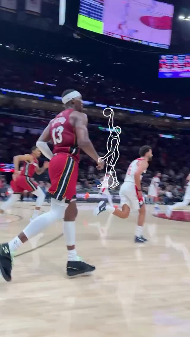 Pause it before the Bam slam 👀 by @miamiheat