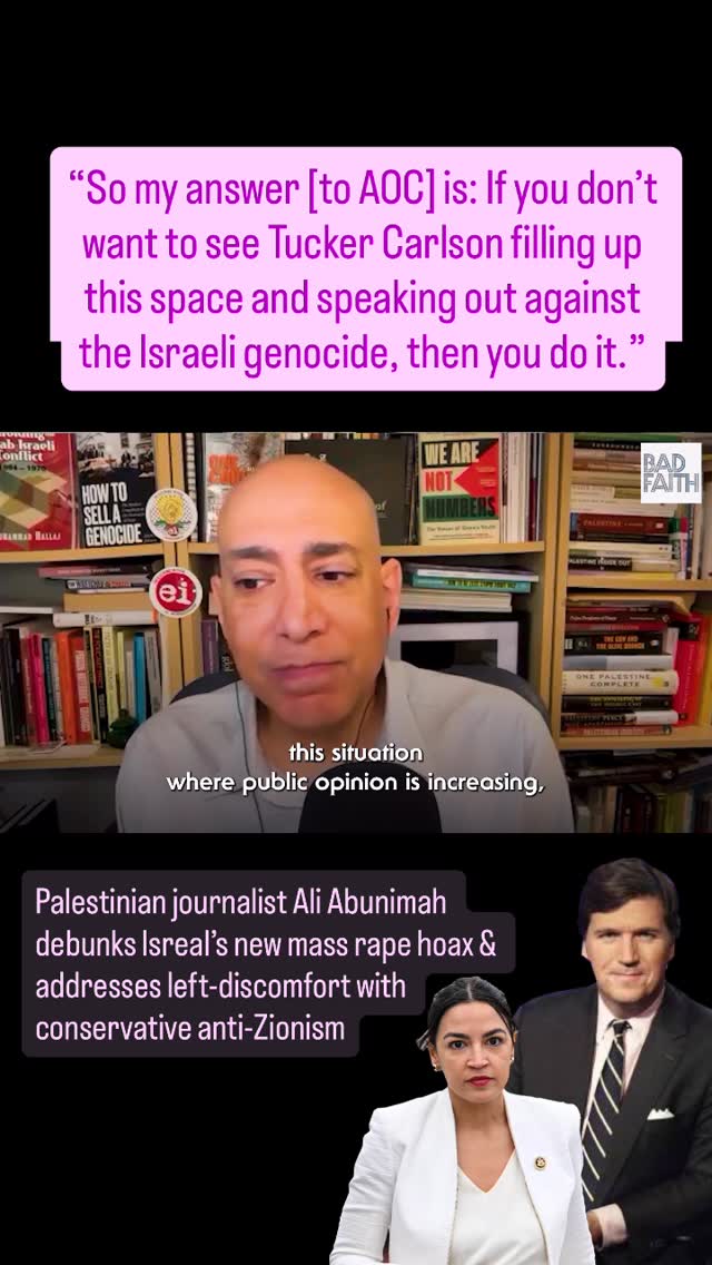 Episode 582 - Debunking The Rape Hoax Redux (w/ Ali Abunimah)

Executive director of the Electronic Intifada, Ali Abunimah, returns to Bad Faith to break down the latest attempt by Zionists to push the “mass rape” narrative that has greased the runway for Israel’s ongoing genocide in Gaza, but stays to debate the role Tucker Carlson should play in advancing the lefts anti war and anti imperialist aims. A fascinating exploration of ethnics, media, and progressive values with one of the left’s best journalists.

Subscribe to Bad Faith on YouTube for video of this episode. Find Bad Faith on Twitter (@badfaithpod) and Instagram (@badfaithpod).
Produced by Armand Aviram.
Theme by Nick Thorburn (@nickfromislands).