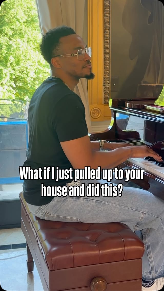 I love when Pops and Mom2 sit down and listen to me play 🥹 Now @deedeefreeman and this elite camera work tho 😂