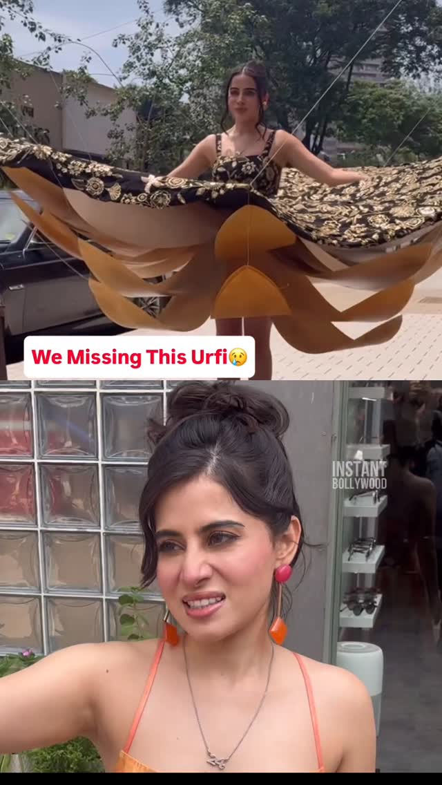 Are you also missing Urfi Javed’s creative fashion outfits?😢
.
#urfijaved #instantbollywood #vs