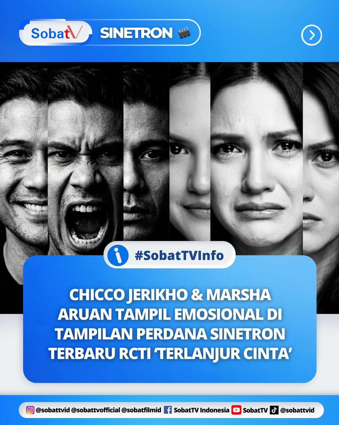 Marsha Aruan comeback ke Sinetron setelah 10 tahun ditemani Chicco Jerikho di judul terbaru RCTI ‘Terlanjur Cinta’

#SobatTV #SobatTVInfo #TerlanjurCinta #RCTI