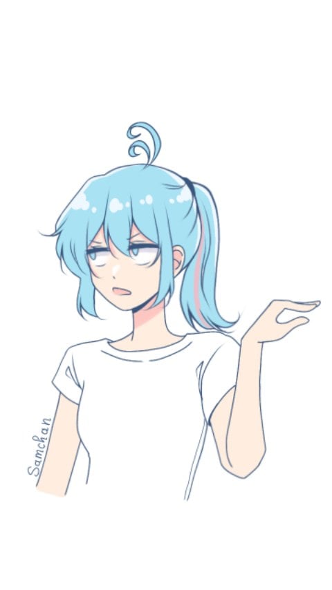 وش لي طحت من عينك؟؟ 👩‍🦯🌚
#رسم #انمي #مضحك #لطيف #مانجا