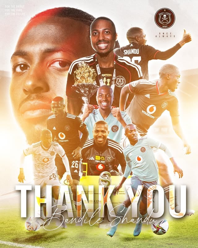 Thank You, Shandu

💻 Read More: 🔗 in Bio

⚫⚪🔴⭐
#OrlandoPirates
#OnceAlways