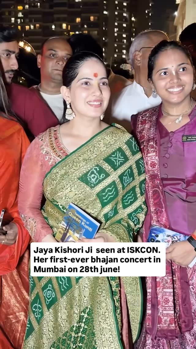 Jaya kishori Ji is bringing her bhajans to Mumbai on 28th June! Are you attending@iamjayakishori