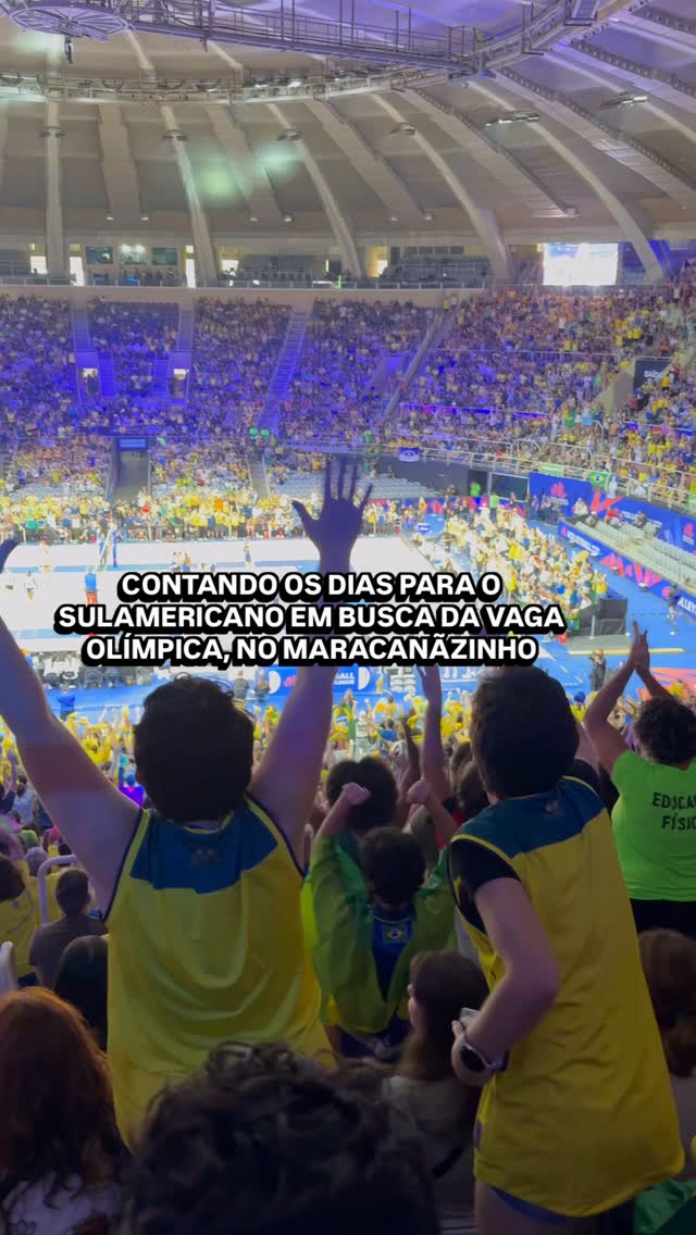 Mais alguém ansioso(a) por aí? 🏐🇧🇷 🗓️📍 08 a 20 de setembro, no Maracanãzinho. Marque o seu amigo ou amiga que não vai te deixar viver essa experiência mágica sozinho(a). 🤩👀🎟️ Novidades sobre venda de ingressos muito em breve. Vídeo: @niteroiparatodos #Vôlei #Esportes #Marketing #Voleibol by @qgdovolei