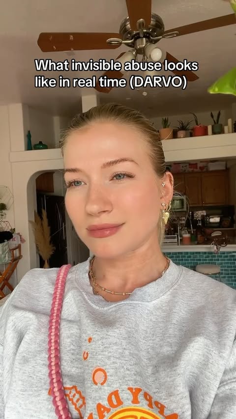 They never hit me, or even yelled at me, they didn’t even call me names, so how do I explain to anyone that the relationship is slowly killing me? 😭 (Part One Of the Video)

•

Everything can be good one second to three hours later you find yourself confused and hurt and exhausted. This is what abuse actually looks like. Sometimes an abuse dynamic presents itself as physically violent or verbally aggressive, but the day to day abuse typically doesn’t have clear reg flags. Just long conversations that lead you to asking yourself “how did we get here?”

•

Abuser create a DYNAMIC that functions on control. That means most of the time it won’t present as overtly abusive. You might just be psychologically, exhausted and wondering why. That’s how covert abuse often shows up in a victim. confusion. Exhaustion. Overwhelm. Feeling dumb. Feeling incompetent.

•

Read “Why Does He Do That” by Lundy Bancroft for more help! #darvo #whydoeshedothat #semanticabuse #wordsalad #invisibleabuse