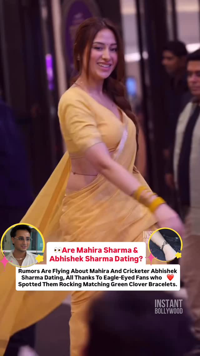 यह खबर सोशल मीडिया पर चल रही डेटिंग अफवाहों पर आधारित है, लेकिन दोनों में से किसी ने भी रिश्ते की पुष्टि नहीं की है। हालिया रिपोर्ट्स के मुताबिक, फैंस ने उनकी इंस्टाग्राम पोस्ट्स में मिलते-जुलते ग्री के रिश्ते की चर्चाओं ने फिर पकड़ी रफ्तार! 👀💚

News Source : Abp News 

#mahirasharma #abhisheksharma #instantbollywood #mk