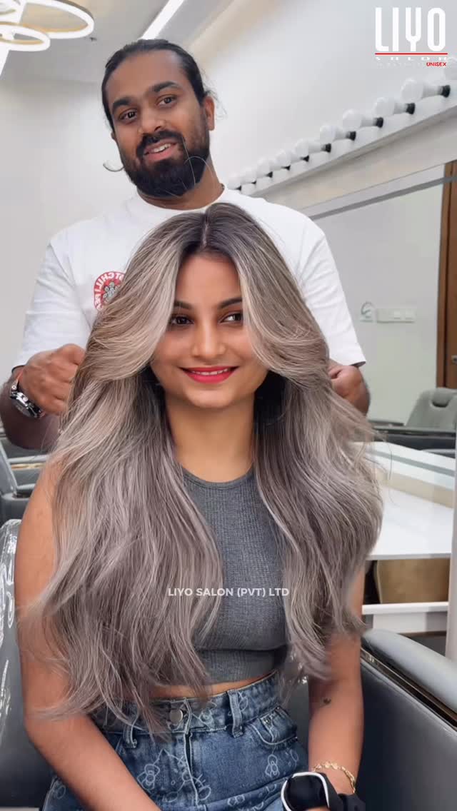 Elevate your look with timeless ash-grey elegance. 🤍Hair Color Done By Salon LIYO (PVT) Ltd.Dhanushka ChathurangaContact Us - 0773885122 / 0112812130Salon LIYO (PVT) LtdInstagram :- https://www.instagram.com/liyo_dhanushka/YouTube :- https://youtube.com/c/SalonLiyoTikTok :- https://www.tiktok.com/@liyo_salon?_t=8XSK8HX2gMc&_r=1#haircolor #hair #hairstyle #SalonLiyo #fyp by @liyo_dhanushka