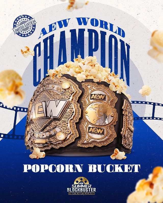 Have a championship level hunger for the best wrestling on the planet?

Get your popcorn ready for a Summer Blockbuster when #AEWDynamite is LIVE, WEDNESDAY at 8/7c on TBS and HBO Max