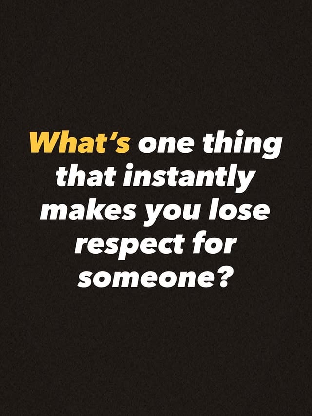Comment below respectfully