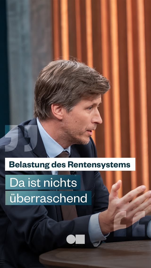 Ökonom Moritz Schularick kritisiert, dass die Belastung des Rentensystems seit Langem vorhersehbar gewesen sei. Zugleich bemängelt der Präsident des Kiel Instituts für Weltwirtschaft, dass sich die Debatte zu stark auf Ungleichheiten unter Rentnerinnen und Rentnern konzentriere. „Aber darüber wird total vergessen, dass eine mindestens ebenso große Ungerechtigkeit die Generationenungerechtigkeit ist“, betont Schularick. Foto: NDR/Thomas Ernst #carenmiosga by @carenmiosgatalk