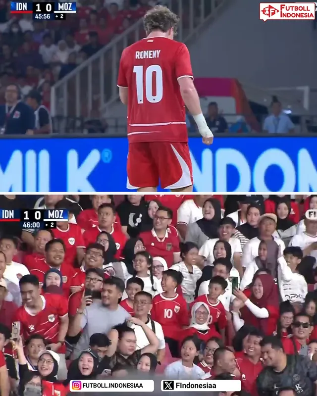 FIFA MATCHDAY HT: 🇮🇩 Indonesia 1-0 🇲🇿 Mozambik ⚽ Ole Romeny Unggul sementara dibabak pertama. Link live di story pren.🔥