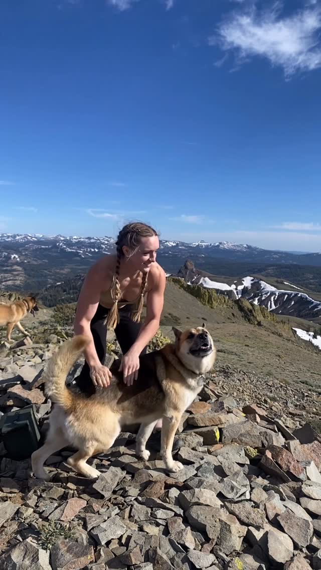 Little sis and I climbed a peak tonight. I’ve done this particular #tahoeogul before but she had not so we knocked it off her “to do”list. People have asked me many times whats the most important thing that I take hiking, besides the dogs obviously. BUG SPRAY, BUG SPRAY, BUG SPRAY 😂 it’s the number one thing that can turn a lovely day absolutely awful real quick if you go without 🦟🦟🦟 by @aspenladd