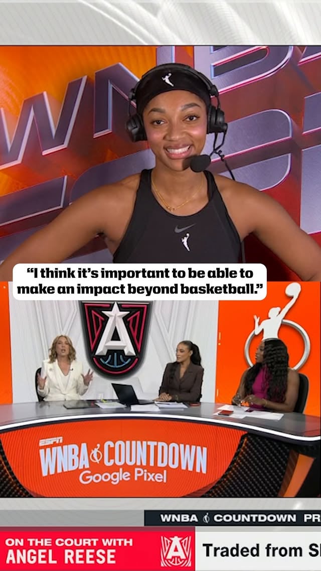 Angel Reese on the importance of giving back to the community 🙏
