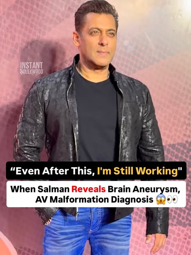 Salman Khan revealed he is battling multiple serious health issues, including trigeminal neuralgia, a brain aneurysm, and an arteriovenous malformation

In a conversation with host Kapil Sharma, Salman responded to a question about marriage by referencing the difficulty of building wealth and the potential financial consequences of divorce. 

He expressed concern about starting over at his age if a spouse were to take half his earnings.
“Hum ye jo daily ki haddiyan tudwa rahe hain, pasliyan toot gai, trigeminal neuralgia ke sath kaam kar rahe hain, aneurysm hai brain mein uske bawajood kaam kar rahe hain. AV malformation hai, uske bawajood chal rahe hain” he said 

#instantbollywood #ay #salmankhan