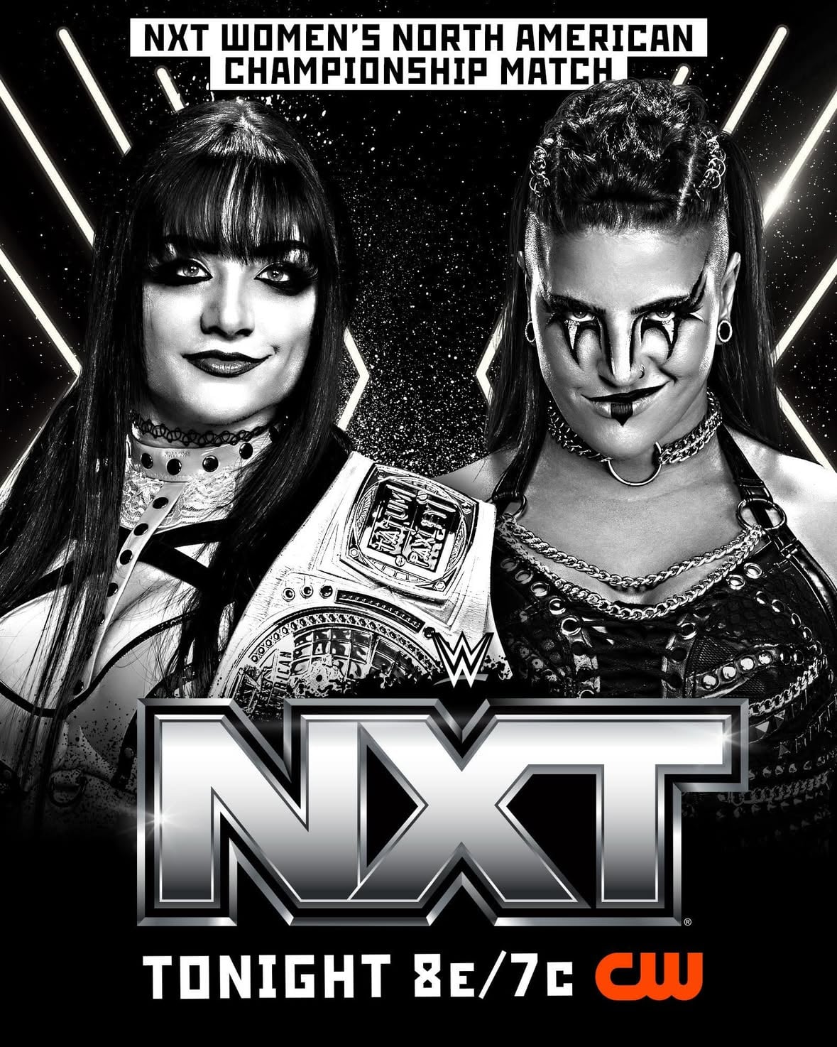 TONIGHT on #WWENXT:

🏆 @tatumpaxley_wwe defends the NXT Women’s North American Championship against @zariawwe_

💪 @kendalgreywwe and @kelani_wwe battle it out in an NXT Women’s Championship No.1 Contender’s Match

👊 @naraku_wwe takes on @masonrook_wwe in a NXT Championship No. 1 Contender’s Match

👑 @shiloh_wwe and @tristanangels compete in a Mr.NXT Pageant

💥 Fraxiom vs. Romeo Moreno & @noamdar kicks off NXT

😤 @jaspertroywwe goes one-on-one with @dion_wwe

📺 8 ET/7 CT on @thecw