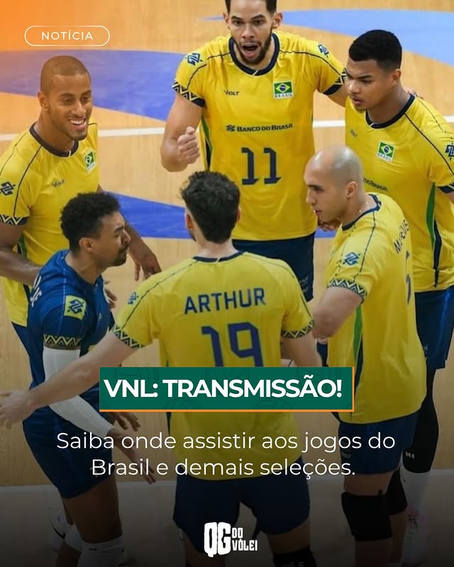 📺 Onde assistir à VNL 2026?Os fãs de vôlei terão três opções para acompanhar a Liga das Nações 2026:▶️ GE TV (YouTube) – transmissão gratuita apenas dos jogos das Seleções Brasileiras (masculina e feminina).📺 SporTV 2 – transmite partidas da competição na TV por assinatura, incluindo jogos do Brasil e outros confrontos selecionados.🌐 VBTV – plataforma oficial da Volleyball World, com transmissão de todos os jogos da VNL 2026, mediante assinatura.⚠️ Importante: a transmissão gratuita no YouTube pelo GE TV é exclusiva para os jogos do Brasil. Para assistir às demais seleções e partidas da competição, será necessário acompanhar pelo SporTV ou pela VBTV.🏐 Agora é só escolher sua plataforma e acompanhar a VNL 2026! by @qgdovolei