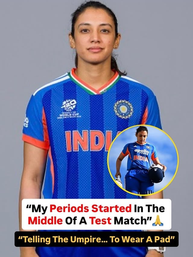 Mandhana posted a candid Instagram video where she shared what it was really like to get her period in the middle of a Test match. No script, just honesty. You don’t get that kind of openness from athletes very often. She talked about dealing with her cycle during the game and the mindset she leaned on to keep going.

“I play for India, and that’s exactly the mindset that keeps me going,” she said. “When you put on the jersey, you have to do justice to the role that has been given to you. Sometimes, your own period pain doesn’t come in between.”

She recalled one such moment: “I remember telling the umpire that this is the most random request I have made — running to wear a pad. The umpire didn’t have a choice because I was also wearing white, and she understood.”

📸- Getty image

#smritimandhana #girlpower #gs #india #cricket