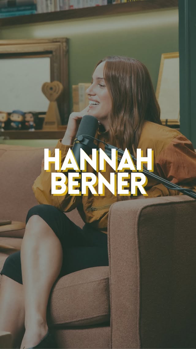 Comedian & podcaster HANNAH BERNER is here!!! 🍒