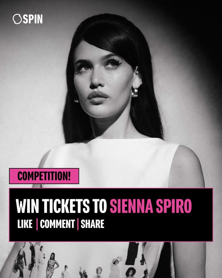 ⭐️ WIN TICKETS TO SIENNA SPIRO IN DUBLIN ⭐️

@siennaspiro has just announced she is coming to Dublin's Fairview Park on June 15th 2027 and SPIN have a pair of tickets to giveaway 🤩

For your chance to win, simply:
⭐ Like this post
⭐️ Tag a friend you would be bring in the comments
⭐ Share to your story

🎟 Tickets on sale 10am Thurs 18th June via Ticketmaster.ie

For more see spin1038.com / spinsouthwest.com

*T&Cs apply

@mcdproductions

#SiennaSpiro #Dublin #Gig #SPINEnts
